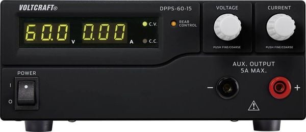 VOLTCRAFT DPPS-60-15 Labornetzgerät, einstellbar 1 - 60 V/DC 0 - 15 A 900 W USB programmierbar Anzahl Ausgänge 1 x