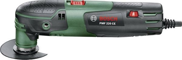 Produktbild: Bosch Home and Garden PMF 220 CE Set 0603102001 Multifunktionswerkzeug mit Zubeh&ouml;r, inkl. Koffer 16teilig 220 W