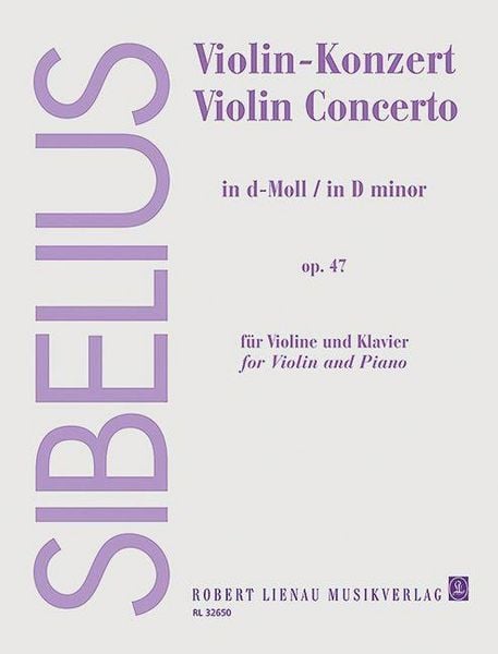 Produktbild: Violin-Konzert d-Moll op.47
