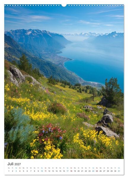 Produktbild: Berge im Wandel (hochwertiger Premium Wandkalender 2027 DIN A2 hoch), Kunstdruck in Hochglanz
