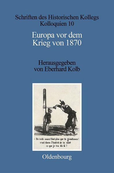 Produktbild: Europa vor dem Krieg von 1870