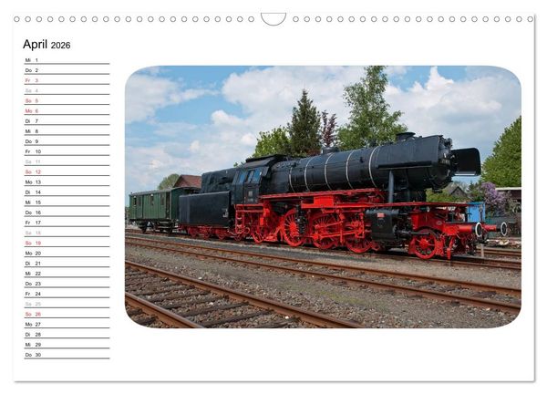 Produktbild: Unter Dampf - Dampflokromantik (Wandkalender 2026 DIN A3 quer), CALVENDO Monatskalender