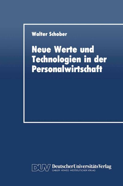 Produktbild: Neue Werte und Technologien in der Personalwirtschaft
