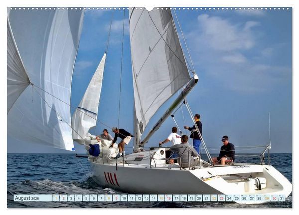 Produktbild: Segeln - Freiheit und Abenteuer (Wandkalender 2026 DIN A2 quer), CALVENDO Monatskalender