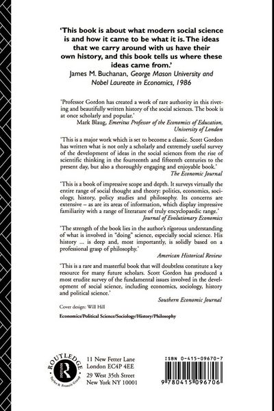 Produktbild: The History and Philosophy of Social Science