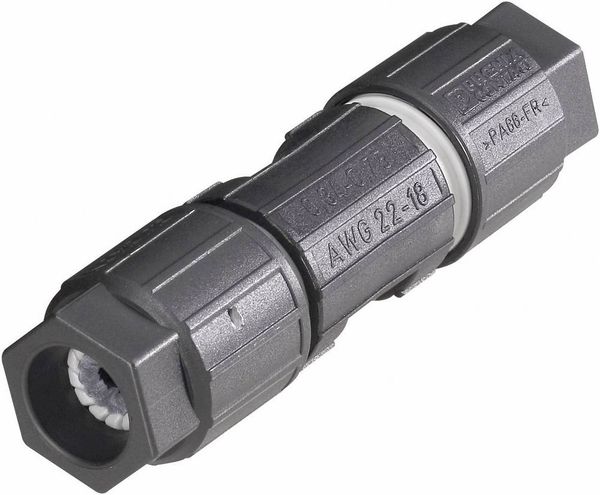 Phoenix Contact 1642153 Rundstecker Leitungsverbinder Gesamtpolzahl: 4 Serie (Rundsteckverbinder): QUICKON 1 St.