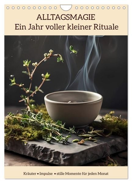 Produktbild: ALLTAGSMAGIE Ein Jahr voller kleiner Rituale (Wandkalender 2027 DIN A4 hoch), CALVENDO Monatskalender
