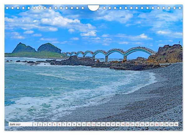 Produktbild: Taiwan &ndash; Entdeckungsreise durch eine verborgene Perle (Wandkalender 2027 DIN A4 quer), CALVENDO Monatskalender