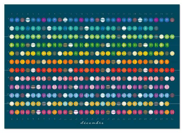 Produktbild: Une perle pour chaque jour (Calendrier mural 2026 DIN A3 vertical), CALVENDO calendrier mensuel