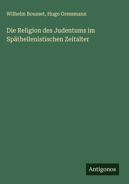 Produktbild: Die Religion des Judentums im Sp&auml;thellenistischen Zeitalter