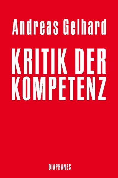 Produktbild: Kritik der Kompetenz