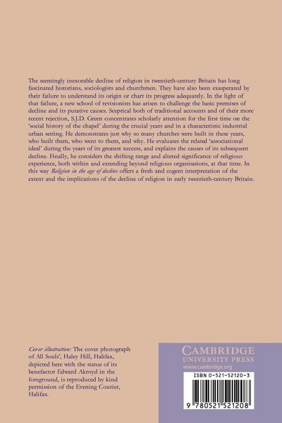 Produktbild: Religion in the Age of Decline