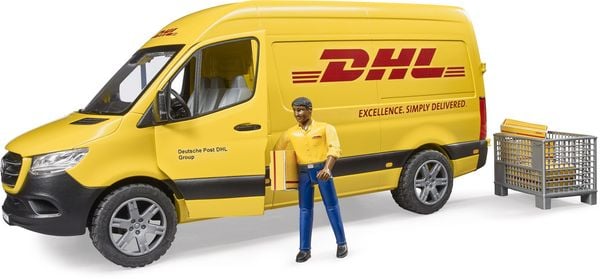 Produktbild: bruder 02671 MB Sprinter DHL mit Fahrer und Zubeh&ouml;r