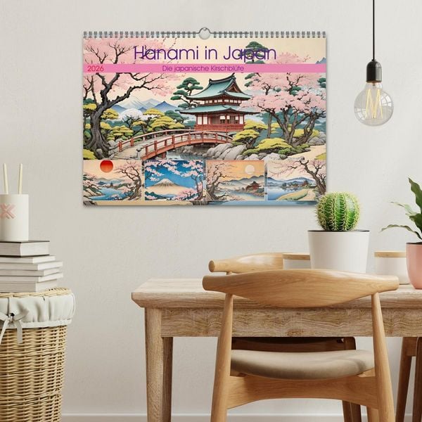 Produktbild: Hanami in Japan (Wandkalender 2026 DIN A3 quer), CALVENDO Monatskalender