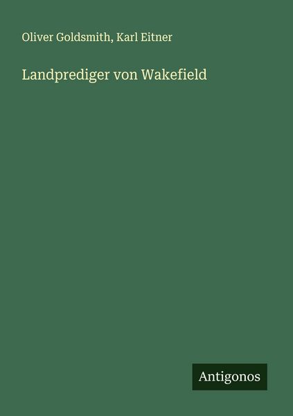 Produktbild: Landprediger von Wakefield