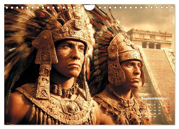 Produktbild: Azteken - Im Glanz der ewigen Sonne (Wandkalender 2027 DIN A4 quer), CALVENDO Monatskalender