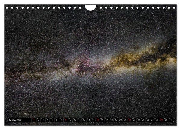 Produktbild: Wunder der Milchstra&szlig;e (Wandkalender 2026 DIN A4 quer), CALVENDO Monatskalender