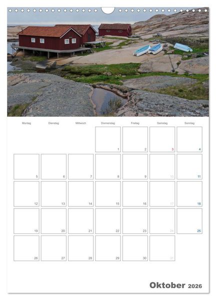 Produktbild: Typisch Schwedisch Bohusl&auml;n (Wandkalender 2026 DIN A3 hoch), CALVENDO Monatskalender