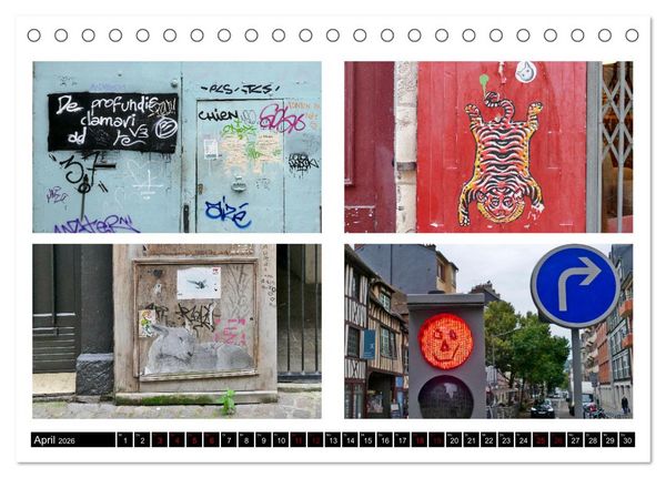 Produktbild: Rouen entdecken (Tischkalender 2026 DIN A5 quer), CALVENDO Monatskalender