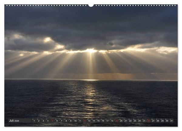 Produktbild: Sonne, Meer und Wolken (Wandkalender 2026 DIN A2 quer), CALVENDO Monatskalender