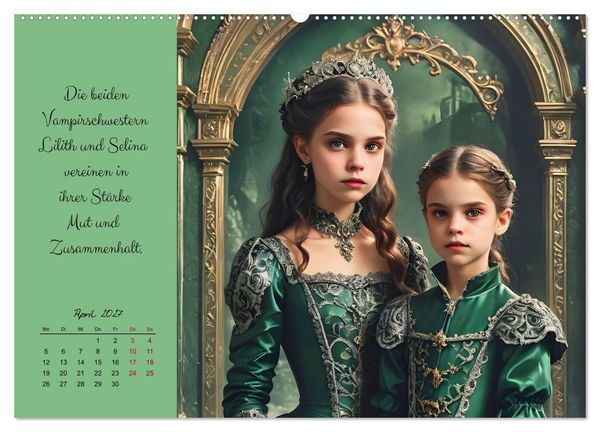 Produktbild: Mondkinder der Dunkelheit (hochwertiger Premium Wandkalender 2027 DIN A2 quer), Kunstdruck in Hochglanz