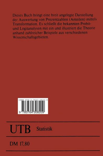 Produktbild: Statistische Auswertung von Prozentzahlen