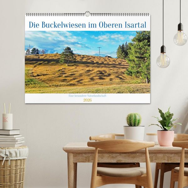 Produktbild: Die Buckelwiesen im Oberen Isartal (Wandkalender 2026 DIN A2 quer), CALVENDO Monatskalender