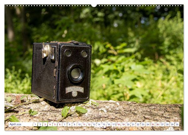 Produktbild: Alte Fotoapparate, Augenzeugen der Zeit (Wandkalender 2026 DIN A2 quer), CALVENDO Monatskalender