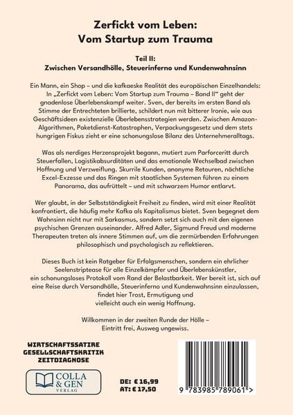 Produktbild: Zerfickt vom Leben: Vom Startup zum Trauma, Teil II