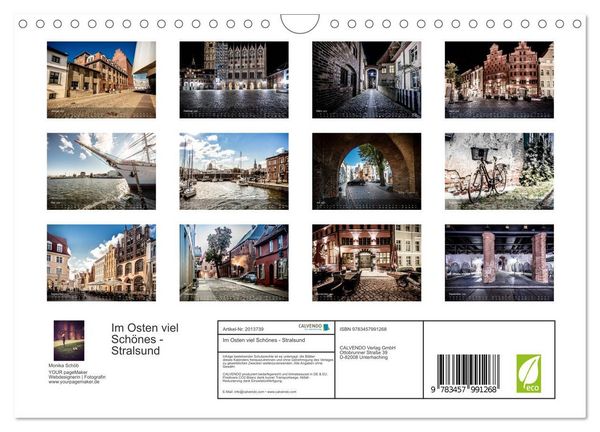 Produktbild: Im Osten viel Sch&ouml;nes - Stralsund (Wandkalender 2026 DIN A4 quer), CALVENDO Monatskalender