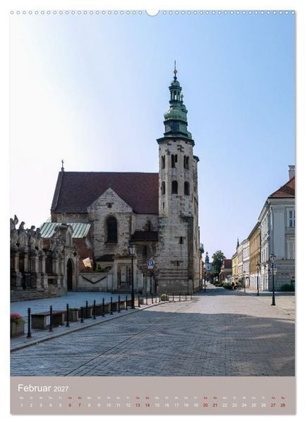 Produktbild: Zeitloses Krakau. Zwischen K&ouml;nigen, Kirchen und Kopfsteinpflaster (hochwertiger Premium Wandkalender 2027 DIN A2 hoch), Kunstdruck in Hochglanz