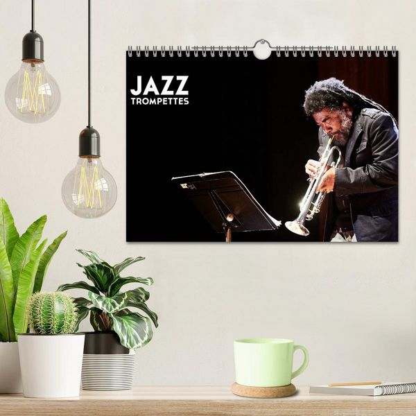 Produktbild: Jazz Trompettes (Calendrier mural 2026 DIN A4 vertical), CALVENDO calendrier mensuel