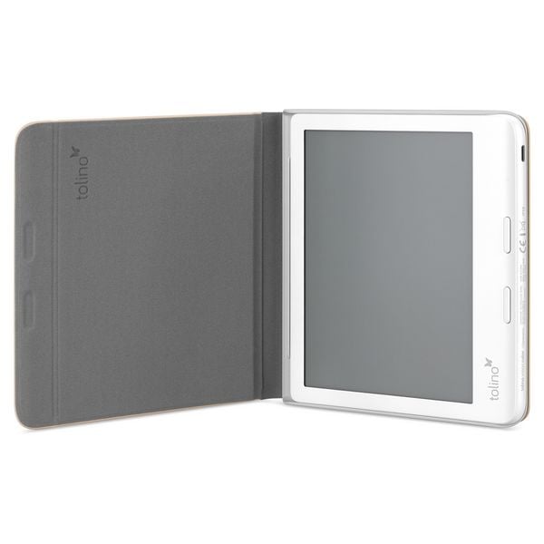 Produktbild: tolino vision color - stylus Sleepcover - Sand Beige / Grau