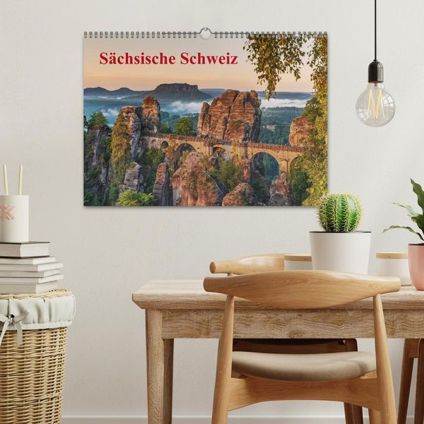 Produktbild: S&auml;chsische Schweiz (Wandkalender 2026 DIN A3 quer), CALVENDO Monatskalender