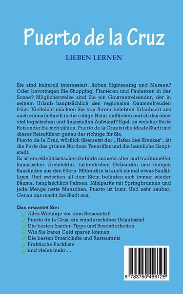 Produktbild: Puerto de la Cruz lieben lernen: Der perfekte Reisef&uuml;hrer f&uuml;r einen unvergesslichen Aufenthalt auf Teneriffa inkl. Insider-Tipps und Packliste