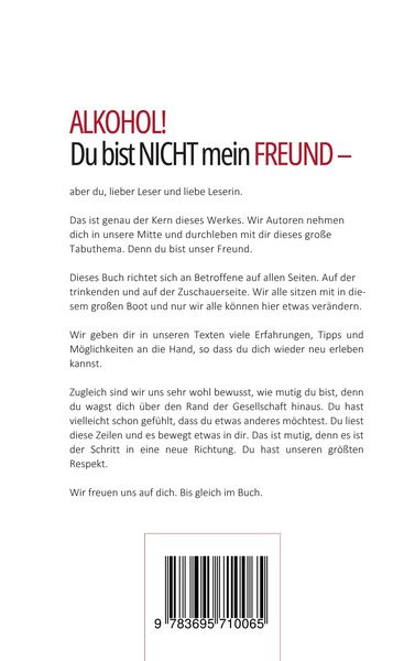 Produktbild: Alkohol! Du bist nicht mein Freund