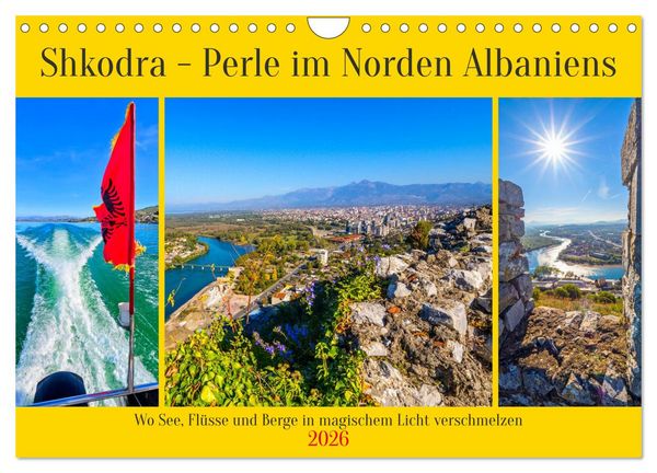 Produktbild: Shkodra &ndash; Perle im Norden Albaniens (Wandkalender 2026 DIN A4 quer), CALVENDO Monatskalender