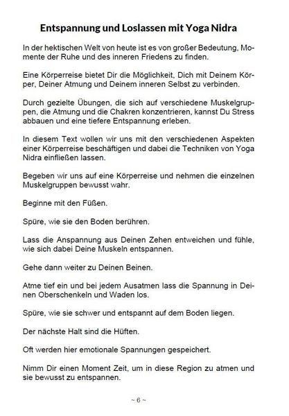 Produktbild: Dein K&ouml;rper als Erlebnisraum f&uuml;r Ruhe, Achtsamkeit und Entspannung