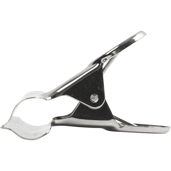 Produktbild: Creativ Company Bulldog-Klammer, B 7,5 cm, Silber, 6 Stk