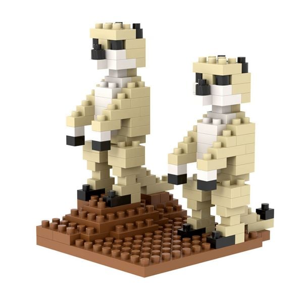 Produktbild: BRIXIES 200301 - Erdm&auml;nnchen, 3D Konstruktionsbausatz aus Ministeinen