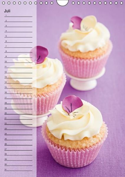 Produktbild: Geb&auml;ck-Couture K&uuml;chenplaner (Wandkalender immerw&auml;hrend DIN A4 hoch)