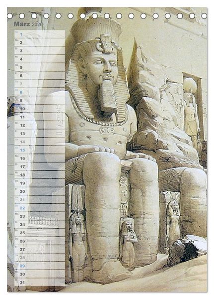 Produktbild: &Auml;gyptens Tempel (Tischkalender 2026 DIN A5 hoch), CALVENDO Monatskalender