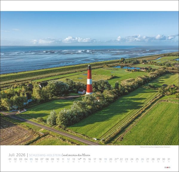 Produktbild: Schleswig-Holstein Edition Kalender 2026 - Land zwischen den Meeren