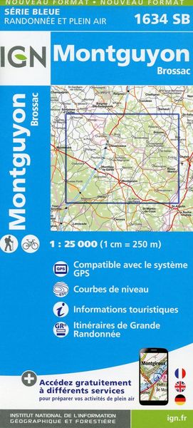 Produktbild: Montguyon.Brossac 1:25 000