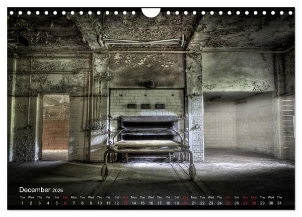 Produktbild: Lost Places HDR Beelitz II (Wall Calendar 2026 DIN A4 landscape), CALVENDO 12 Month Wall Calendar