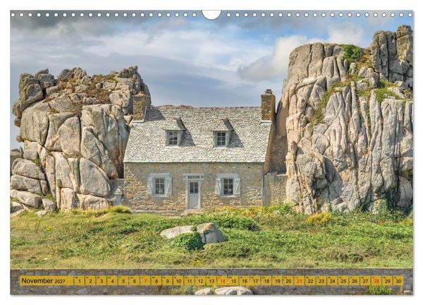 Produktbild: Bretagne, wild und sch&ouml;n (Wandkalender 2027 DIN A3 quer), CALVENDO Monatskalender