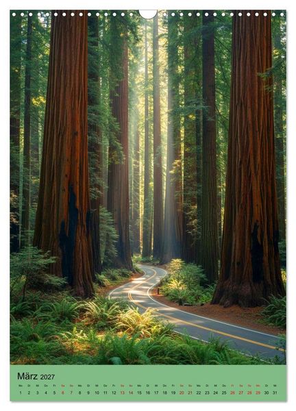 Produktbild: Sequoia Giganten (Wandkalender 2027 DIN A3 hoch), CALVENDO Monatskalender