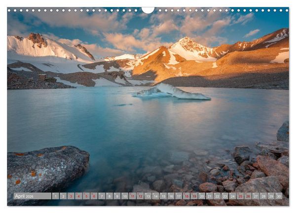 Produktbild: Kirgistan Bergparadies in Zentralasien (Wandkalender 2026 DIN A3 quer), CALVENDO Monatskalender