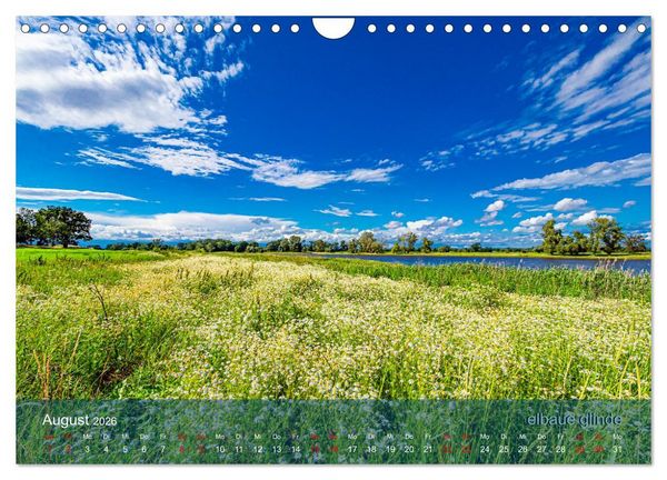 Produktbild: der elbestrom landschaft (Wandkalender 2026 DIN A4 quer), CALVENDO Monatskalender