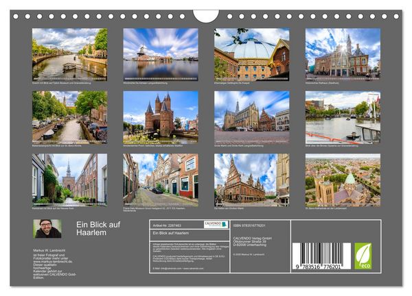 Produktbild: Ein Blick auf Haarlem (Wandkalender 2027 DIN A4 quer), CALVENDO Monatskalender